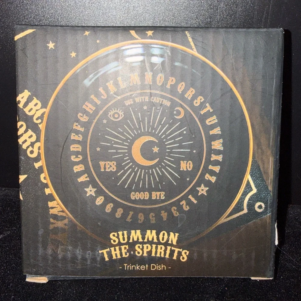 Black and Gold Trinket Dish - Summon the Spirits - Picture 4 of 4